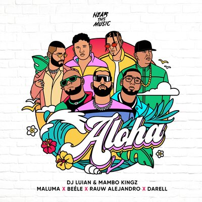 Постер песни Maluma, Beéle, Rauw Alejandro, Darell, Mambo Kingz, DJ Luian - Aloha